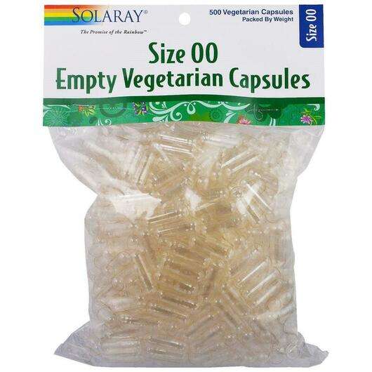 Empty Vegetarian Size 00, Порожні капсули 00, 500 штук
