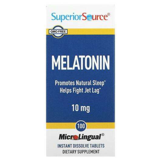 Основне фото товара Superior Source, Melatonin 10 mg, Мелатонін, 100 таблеток