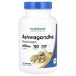 Фото товара Nutricost, Ашваганда, Ashwagandha Root Extract 600 mg, 120 капсул