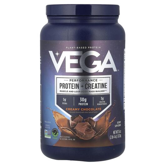 Основне фото товара Plant-Based Performance Protein + Creatine Creamy, Протеїн, 1.02 