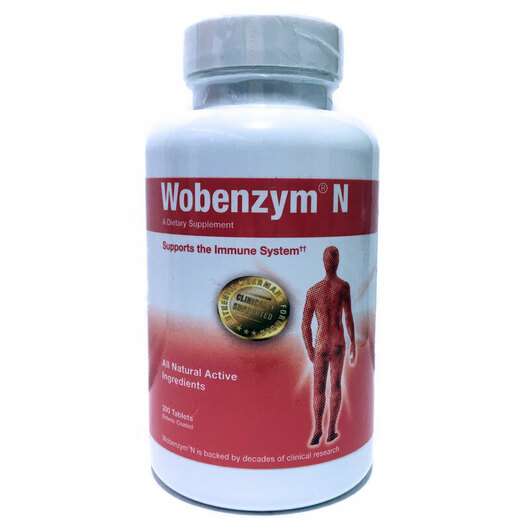 Основне фото товара Mucos Pharma, Wobenzym N 200, Вобензим N, 200 таблеток