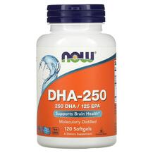 ДГК 250 ЕПК 125 DHA-250 NOW 120 капсул