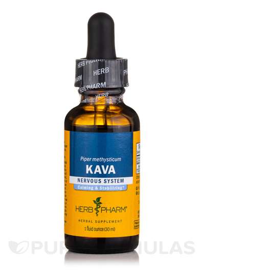 Основное фото товара Herb Pharm, Кава Кава, Pharma Kava, 30 мл