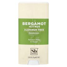 Дезодорант Aluminum Free Deodorant Bergamot + Citrus