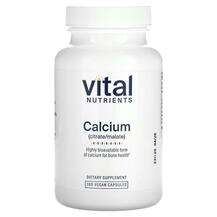 Vital Nutrients, Calcium Citrate/Malate, Кальцій, 100 капсул