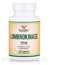 Double Wood, Lumbrokinase 150 mg, 120 Capsules
