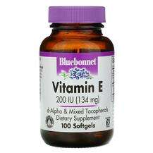 Bluebonnet, Витамин E, Vitamin E 200 IU, 100 капсул