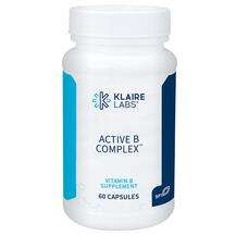 Klaire Labs SFI, Active B Complex B12 as Methylcobalamin, 60 C...