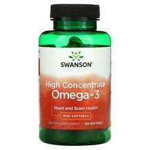 Swanson, High Concentrate Omega-3, Риб'ячий жир Омега-3, 120 к...