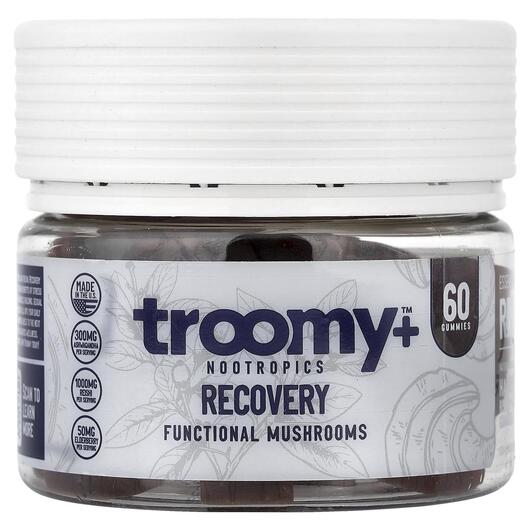 Основное фото товара Recovery Functional Mushrooms Gummies Harvest Berry, Грибы, 60 та