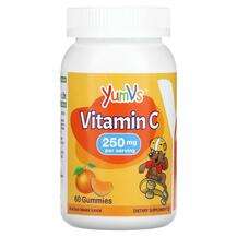 Yum-Vs, Kids Vitamin C, Вітамін C Жувальний, 60 таблеток