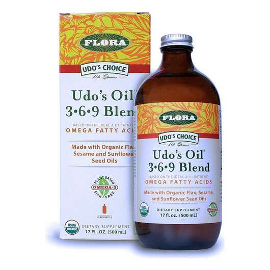 Udo's Oil 3-6-9 Blend, Омега 3-6-9, 500 мл