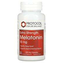 Protocol for Life Balance, Melatonin Extra Strength 10 mg, 100...