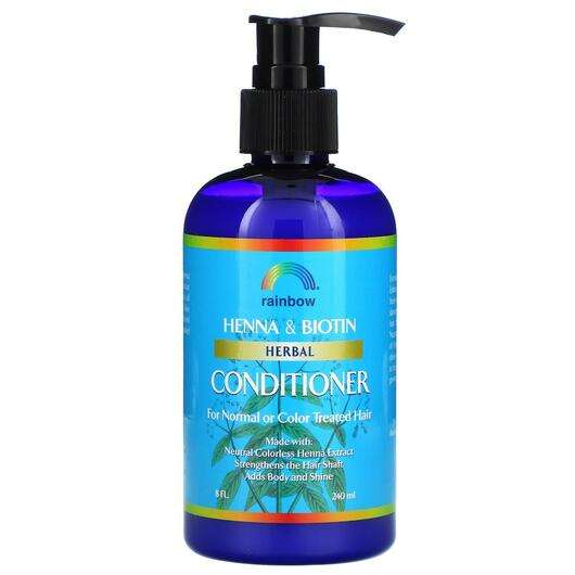 Henna Biotin Herbal Conditioner, Трав'яний кондиціонер для волосся з хною і біотин, 240 мл