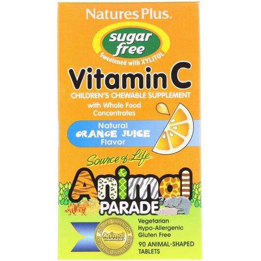 Основне фото товара Source of Life Animal Parade Vitamin C Children's Chewable Sup...