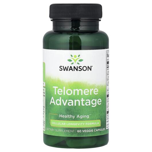 Основне фото товара Swanson, Telomere Advantage, Клітинне здоров'я, 60 капсул