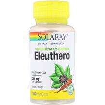 Solaray, Элеутеро 350 мг, Organically Grown Eleuthero 350 mg, ...