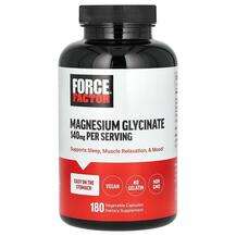 Force Factor, Magnesium Glycinate 140 mg, 180 Vegetable Capsules