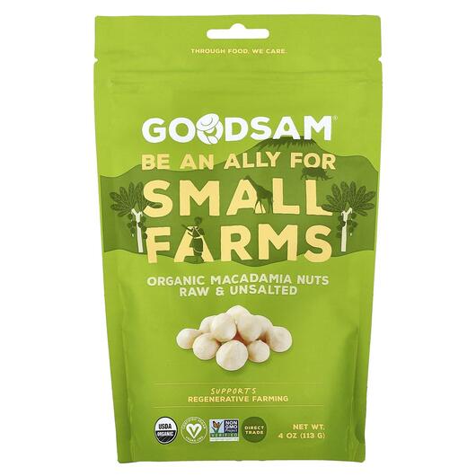 Основне фото товара Organic Macadamia Nuts Raw &amp; Unsalted, Мака, 113 г