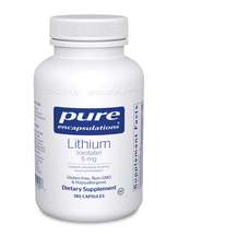 Lithium orotate 5 mg Литий Pure Encapsulations