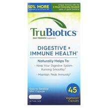 TruBiotics, Digestive + Immune Health, Пробіотики, 45 капсул