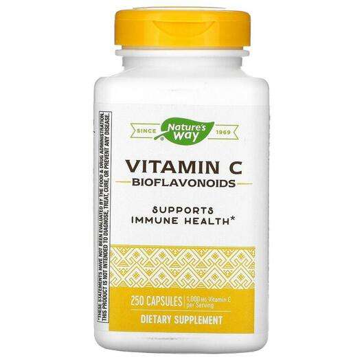 Основне фото товара Nature's Way, Vitamin C 500, C 500 мг з биофлавоноидами, ...