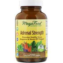 Mega Food, Adrenal Strength, Підтримка наднирників, 90 таблеток