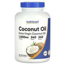 Nutricost, Кокосовое масло, Extra Virgin Coconut Oil 1000 mg, ...