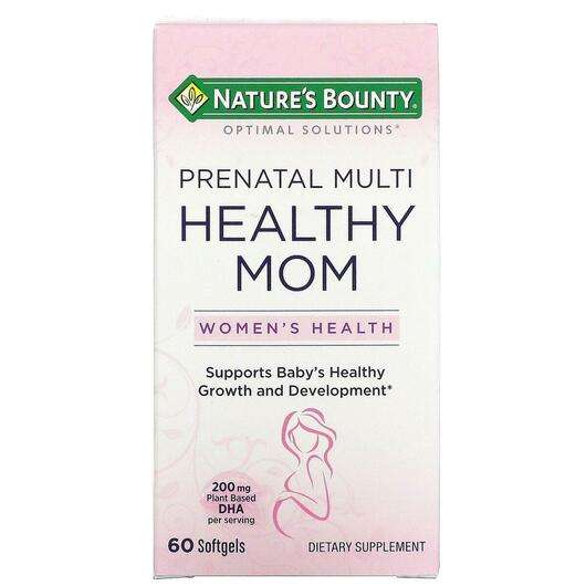 Основне фото товара Nature's Bounty, Prenatal Multi Healthy Mom, Вітаміни для вагі...