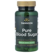 Pure Blood Sugar Поддержка уровня сахара Swanson