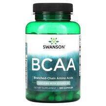 Swanson, Аминокислоты БЦАА, BCAA, 100 капсул