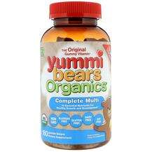 Витамины для детей, Yummi Bears Organics Complete Multi, 180 к...
