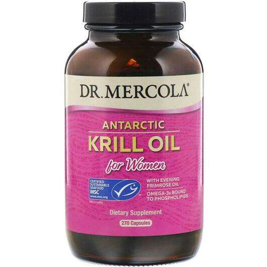 Основное фото товара Dr. Mercola, Масло Антарктического Криля, Antarctic Krill Oil ...