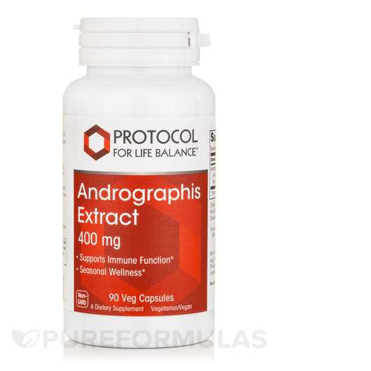 Основне фото товара Protocol for Life Balance, Andrographis Extract 400 mg, Андрог...