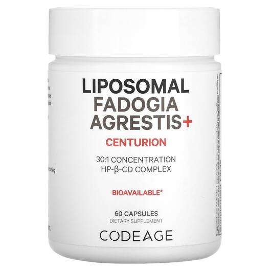 Основне фото товара CodeAge, Liposomal Fadogia Agrestis+, Фадогія Агрестіс, 60 капсул