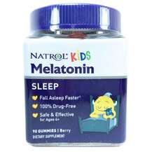 Kids Melatonin Sleep, Мелатонін 1 мг для Дітей, 90 цукерок