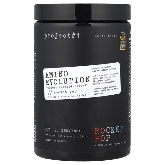 Основное фото товара Аминокислоты, Amino Evolution Rocket Pop, 408 г
