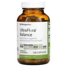 Metagenics, Пробиотики, UltraFlora Balance, 120 капсул