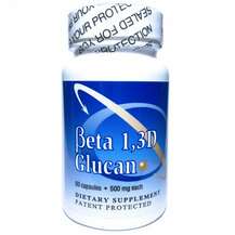 Beta 1.3 D Glucan, Бета Глюкан 500 мг, 60 капсул