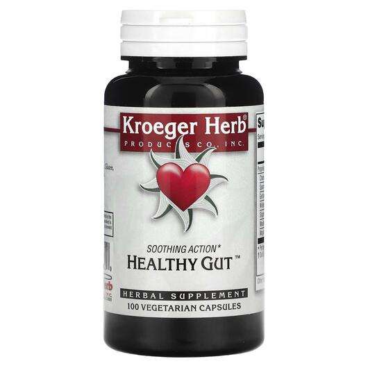 Основне фото товара Kroeger Herb, Healthy Gut, Підтримка кишечника, 100 капсул