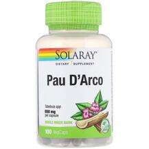 Solaray, Pau D'Arco 550 mg, 100 VegCaps