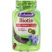 Фото товару VitaFusion, Biotin Blueberry, Біотин 5000 мкг, 100 цукерок