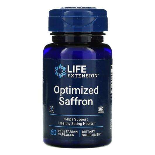 Основное фото товара Life Extension, Экстракт шафрана, Optimized Saffron, 60 капсул