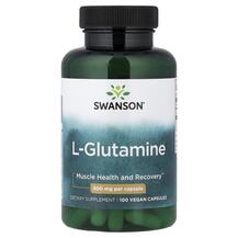 L-Glutamine 500 mg L-Глутамин Swanson 100 капсул