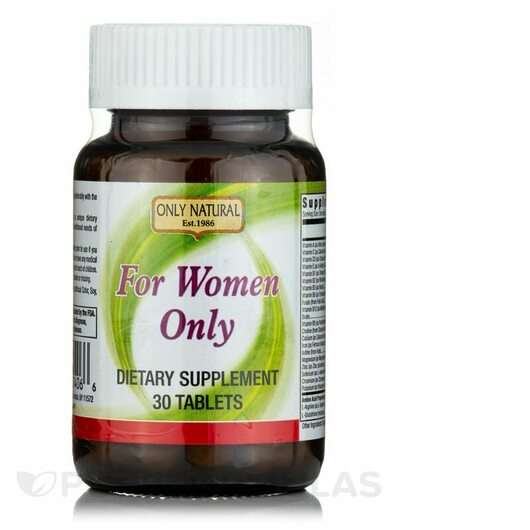 Основное фото товара Only Natural, Мультивитамины для женщин, For Women Only, 30 та...