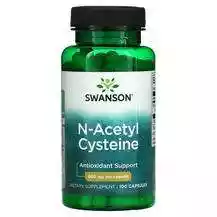 Swanson, N-ацетилцистеин 600 мг, N-Acetyl Cysteine, 100 капсул
