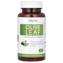 Olive Leaf 750 mg Листья оливы Healths Harmony