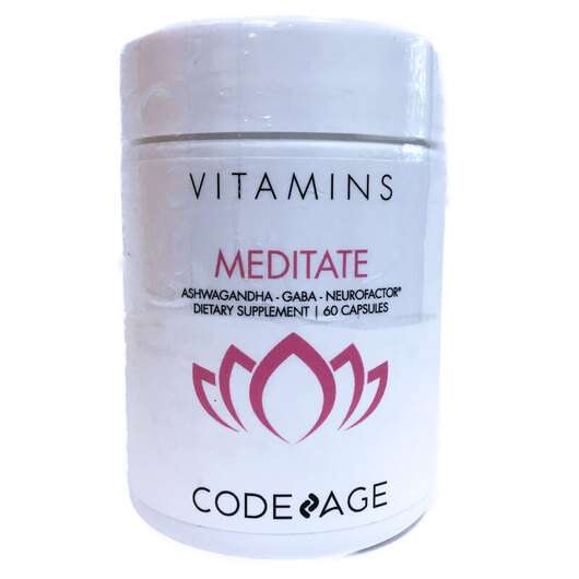 Vitamins Meditate, Підтримка стресу, 60 капсул