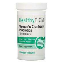 HealthyBiom, Women's Cranberry Probiotics 10 Billion CFU, 90 V...
