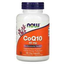 Now, CoQ10 60 mg, Убіхінон 60 мг, 180 капсул